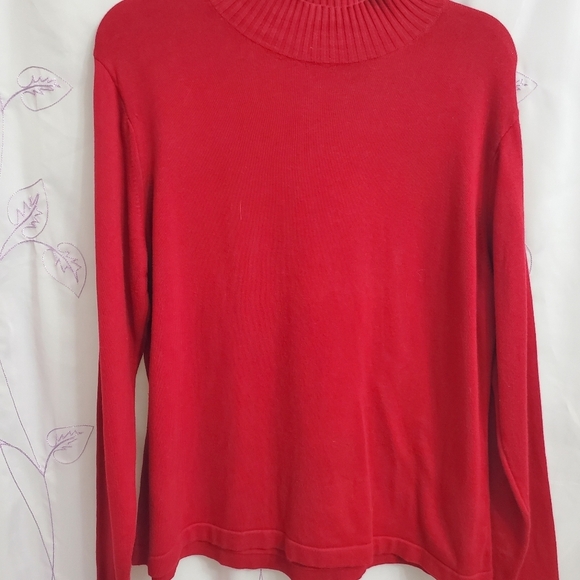 Talbots Red sweater - Picture 5 of 10